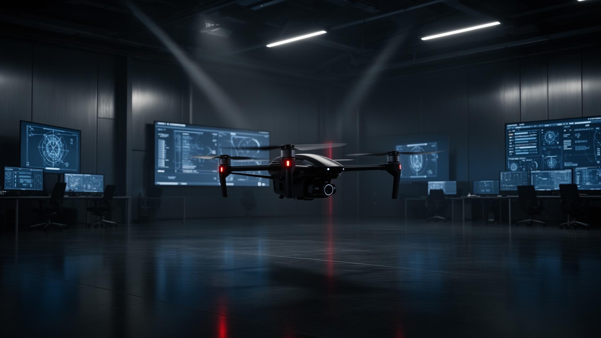 Conqor Systems autonomous drone in command operations center